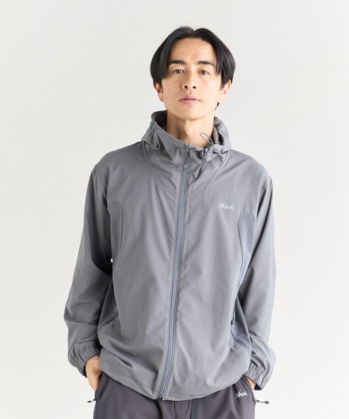 NANGA(ナンガ)の「HYBRID FLEX ZIP BLOUSON/ハイブリッドフレックスジップブルゾン(マウンテンパーカー・メンズ・グレー/ベージュ/ネイビー/ブラック・S/M/L/XL)」の10枚目の写真