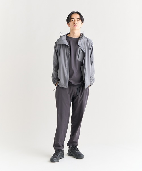 NANGA(ナンガ)の「HYBRID FLEX ZIP BLOUSON/ハイブリッドフレックスジップブルゾン(マウンテンパーカー・メンズ・グレー/ベージュ/ネイビー/ブラック・S/M/L/XL)」の12枚目の写真