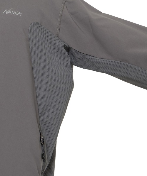 NANGA(ナンガ)の「HYBRID FLEX ZIP BLOUSON/ハイブリッドフレックスジップブルゾン(マウンテンパーカー・メンズ・グレー/ベージュ/ネイビー/ブラック・S/M/L/XL)」の18枚目の写真