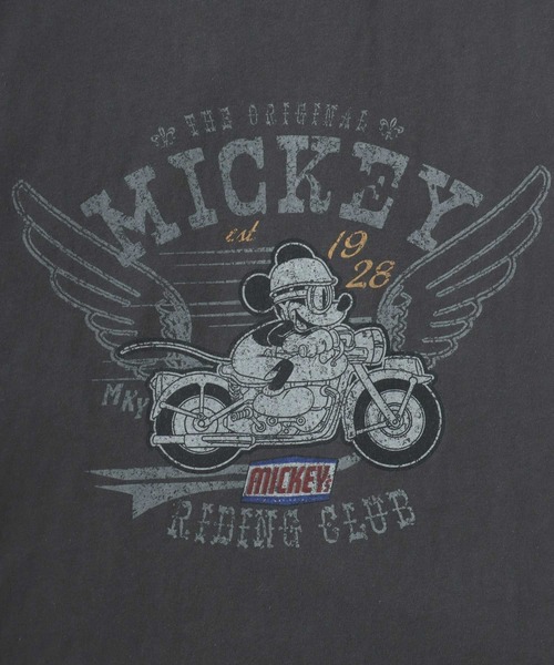 【Disney】Mickey ミッキー　ノースリーブ　Tシャツ 楽天市場】ミッキーマウス オーバーサイズ ピグメント風