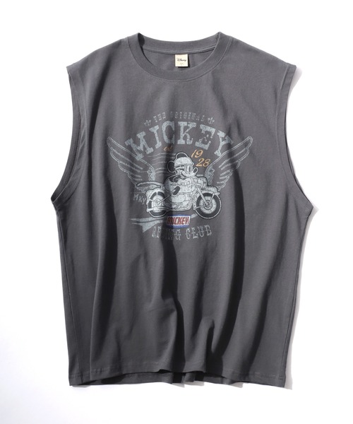 【Disney】Mickey ミッキー　ノースリーブ　Tシャツ Disney tシャツ Disney/ディズニー ミッキー＆フレンズ ワン