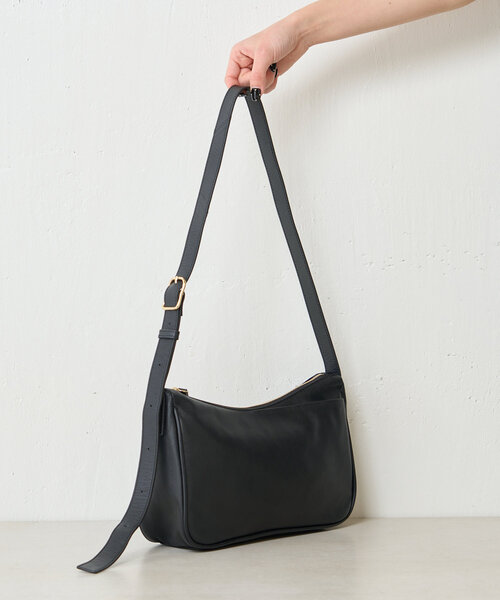 Jena espace merveilleux（ジェナ　エスパスメルヴェイユ）の「本革ショルダーバッグ（ショルダーバッグ・レディース・グレー/ブラック・FREE）」の7枚目の写真