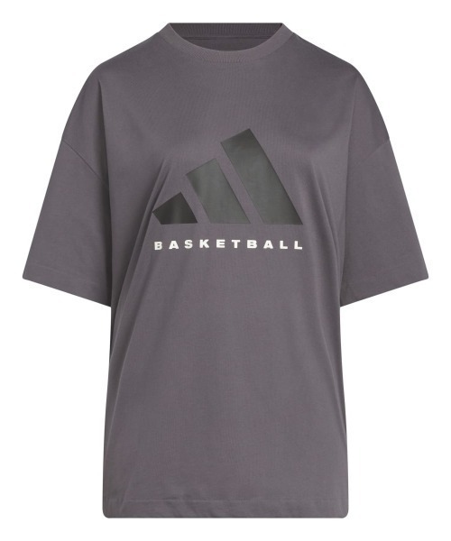 adidas(アディダス)の「adidas BASKETBALL TEE(アディダス バスケットボール 半袖Tシャツ(ジェンダーニュートラル))(Tシャツ/カットソー・メンズ・ベージュ系/グレー系・MEDIUM/LARGE/X-LARGE)」の12枚目の写真