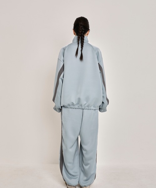 Nora Lily（ノラリリー）の「【Nora Lily】Wide Straight Line Track Pants（その他パンツ・メンズ・ブルー/ブラック/ミント・FREE）」の16枚目の写真