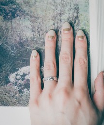 ARCHIVER（アーカイバ）の「【RS】【sterling silver】フリーサイズ 錆槌目リング（リング）」