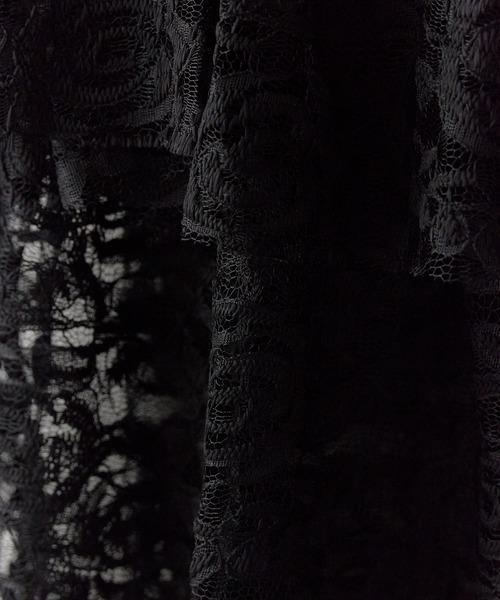 Chick（チック）の「Asymmetry Lace Skirt / アシンメトリーレーススカート（スカート・レディース・ブラック・S/M）」の6枚目の写真