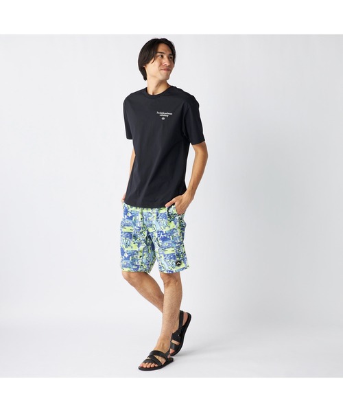 RUSTY（ラスティ）の「RUSTY ラスティ ブランド ロゴ バックプリント UVカット クルーネック 半袖 Tシャツ（Tシャツ/カットソー・メンズ・ブラック/ブルー/ホワイト/ピンク・L/LL/M）」の16枚目の写真