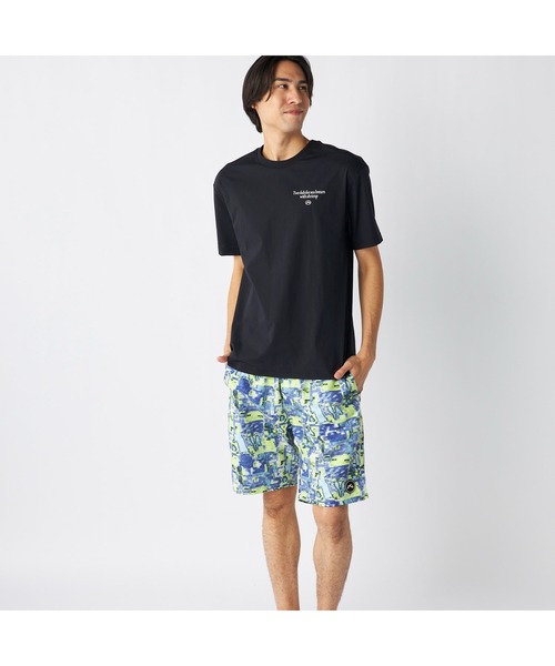 RUSTY（ラスティ）の「RUSTY ラスティ ブランド ロゴ バックプリント UVカット クルーネック 半袖 Tシャツ（Tシャツ/カットソー・メンズ・ブラック/ブルー/ホワイト/ピンク・L/LL/M）」の15枚目の写真
