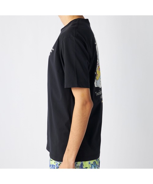 RUSTY（ラスティ）の「RUSTY ラスティ ブランド ロゴ バックプリント UVカット クルーネック 半袖 Tシャツ（Tシャツ/カットソー・メンズ・ブラック/ブルー/ホワイト/ピンク・L/LL/M）」の18枚目の写真