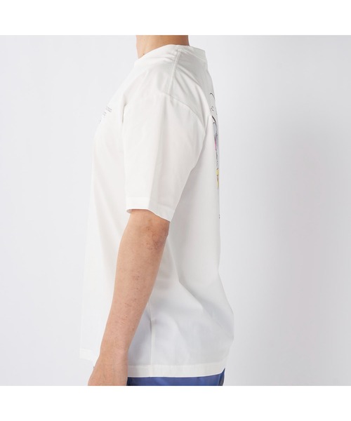 RUSTY（ラスティ）の「RUSTY ラスティ ブランド ロゴ バックプリント UVカット クルーネック 半袖 Tシャツ（Tシャツ/カットソー・メンズ・ブラック/ブルー/ホワイト/ピンク・L/LL/M）」の10枚目の写真
