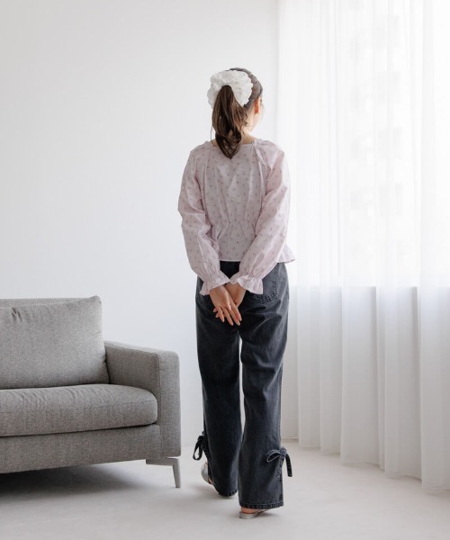 flower（フラワー）の「ビッグレーススカラップシュシュ（シュシュ・レディース・ホワイト・FREE）」の20枚目の写真