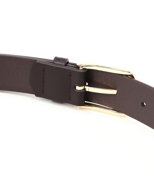 NATURAL BEAUTY BASIC（ナチュラルビューティーベーシック）の「プレーンバックルベルト（ベルト・レディース・ブラック/ダークブラウン・FREE）」の7枚目の写真