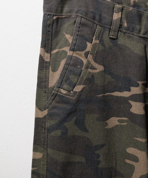 ARCHIVER（アーカイバ）の「【Bk】カモフラージュ迷彩　ワイドカーゴパンツ（カーゴパンツ・レディース・カモフラージュ・LARGE/MEDIUM）」の10枚目の写真
