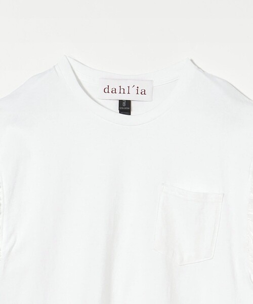 セール】＜dahl'ia＞フリルスリーブ Tシャツ（Tシャツ