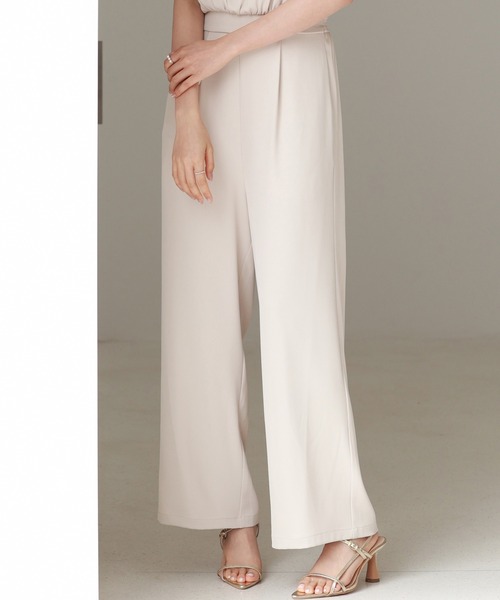 SAISON DE PAPILLON(セゾンドパピヨン)の「可愛さ満点フリルオールインワン(サロペット/オーバーオール・レディース・ベージュ/ブラック・S/M/L)」の14枚目の写真