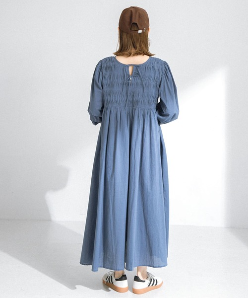 URBAN RESEARCH Sonny Label（アーバンリサーチサニーレーベル）の「エアリーコットンツイストピンタックワンピース（ワンピース・レディース・ブラウン/ブルー/ブラック・FREE）」の19枚目の写真