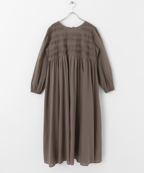 URBAN RESEARCH Sonny Label（アーバンリサーチサニーレーベル）の「エアリーコットンツイストピンタックワンピース（ワンピース・レディース・ブラウン/ブルー/ブラック・FREE）」の17枚目の写真