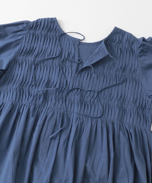 URBAN RESEARCH Sonny Label（アーバンリサーチサニーレーベル）の「エアリーコットンツイストピンタックワンピース（ワンピース・レディース・ブラウン/ブルー/ブラック・FREE）」の13枚目の写真