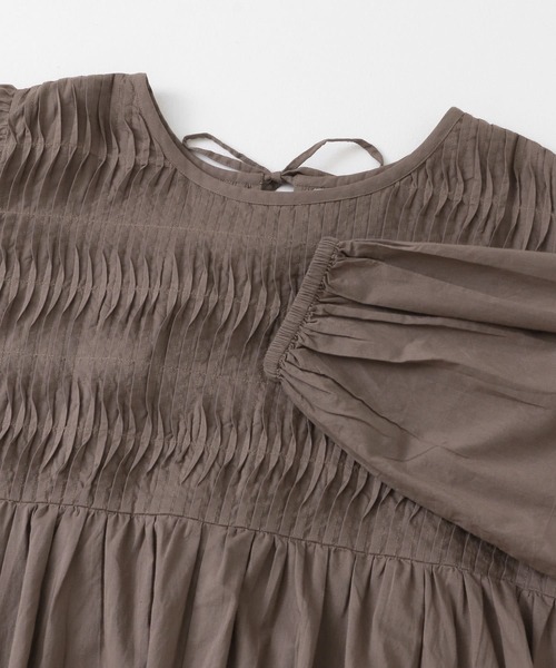 URBAN RESEARCH Sonny Label（アーバンリサーチサニーレーベル）の「エアリーコットンツイストピンタックワンピース（ワンピース・レディース・ブラウン/ブルー/ブラック・FREE）」の9枚目の写真