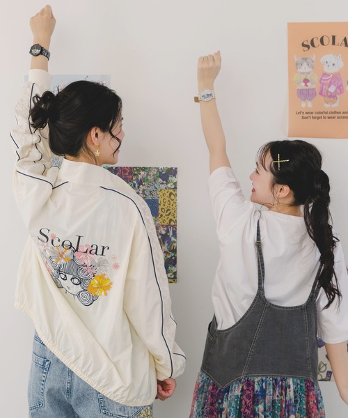 ScoLar(スカラー)の「SJ-022:ネコとSCOLARロゴ 総柄腕時計(アナログ腕時計・レディース・アイボリー/ブラック・M)」の6枚目の写真