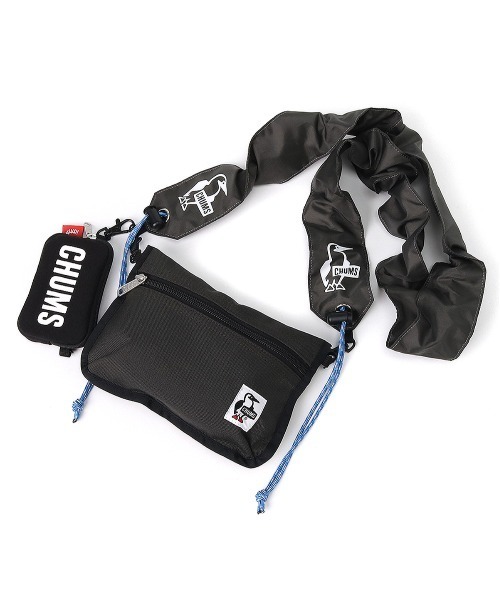 CHUMS(`X)́yCHUMS/`Xz Wearable Sling Shoulder Bag Sweat Nylon(V_[obO)