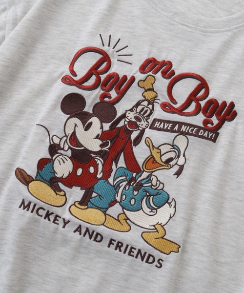 Disney(ディズニー)の「【Disney/ディズニー】アートワークデザイン 総刺繍 半袖Tシャツ(Tシャツ/カットソー・レディース・ライトピンク/スミクロ/オートミール/カーキ・L/M)」の20枚目の写真