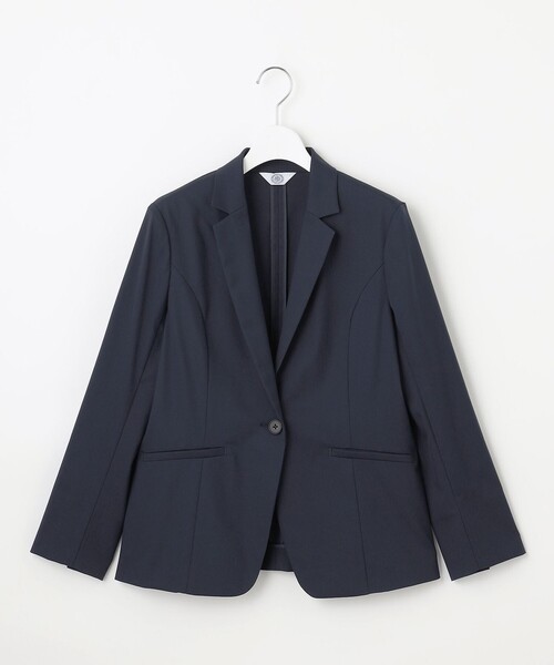 J.PRESS Ladies(J.プレス レディス)の「【セットアップ対応・人気素材】コットンFITTY テーラード ジャケット(テーラードジャケット・レディース・ベージュ系/ライトグレー系/ネイビー系・S/XS)」の10枚目の写真