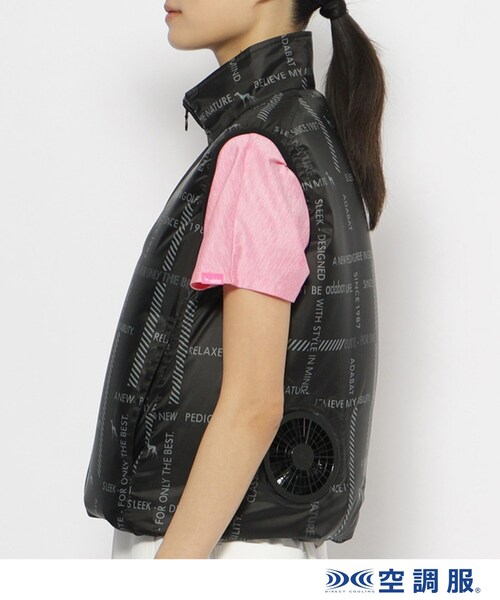 くるここさま専用　アダバット　空調服　ベスト　ブラック アダバット adabat 【ファン別売り】 「空調服(R)」ベスト