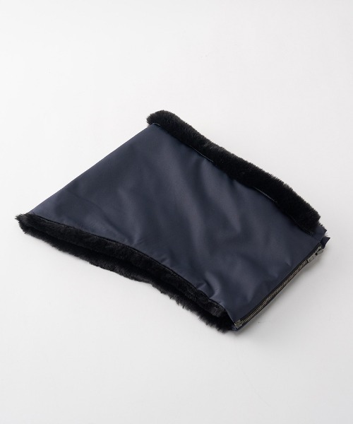 wjk(ダヴルジェイケイ)の「mko12778-combi neck warmer ネックウォーマー(ネックウォーマー/スヌード・メンズ・ネイビー/ブラック・FREE)」の13枚目の写真