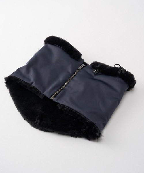 wjk(ダヴルジェイケイ)の「mko12778-combi neck warmer ネックウォーマー(ネックウォーマー/スヌード・メンズ・ネイビー/ブラック・FREE)」の12枚目の写真