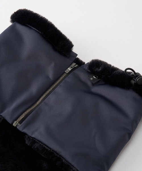 wjk(ダヴルジェイケイ)の「mko12778-combi neck warmer ネックウォーマー(ネックウォーマー/スヌード・メンズ・ネイビー/ブラック・FREE)」の11枚目の写真