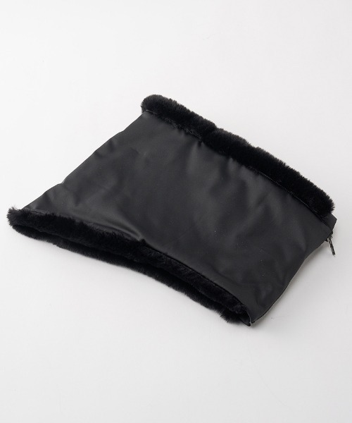 wjk(ダヴルジェイケイ)の「mko12778-combi neck warmer ネックウォーマー(ネックウォーマー/スヌード・メンズ・ネイビー/ブラック・FREE)」の6枚目の写真