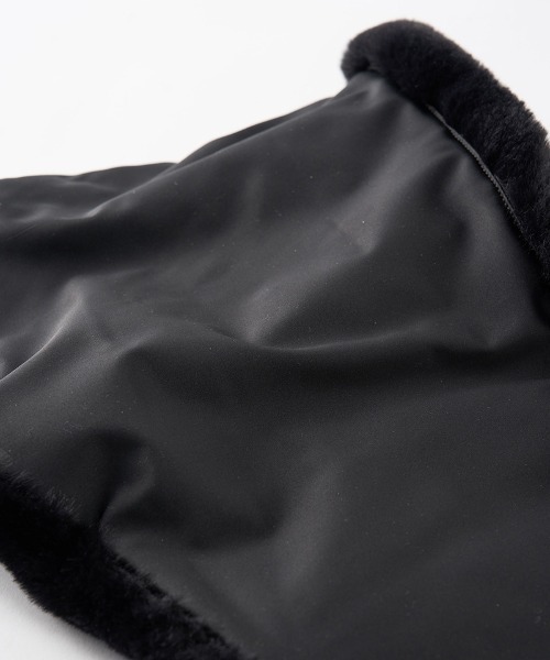 wjk(ダヴルジェイケイ)の「mko12778-combi neck warmer ネックウォーマー(ネックウォーマー/スヌード・メンズ・ネイビー/ブラック・FREE)」の5枚目の写真