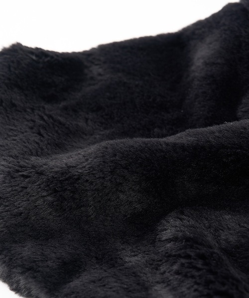 wjk(ダヴルジェイケイ)の「mko12778-combi neck warmer ネックウォーマー(ネックウォーマー/スヌード・メンズ・ネイビー/ブラック・FREE)」の4枚目の写真