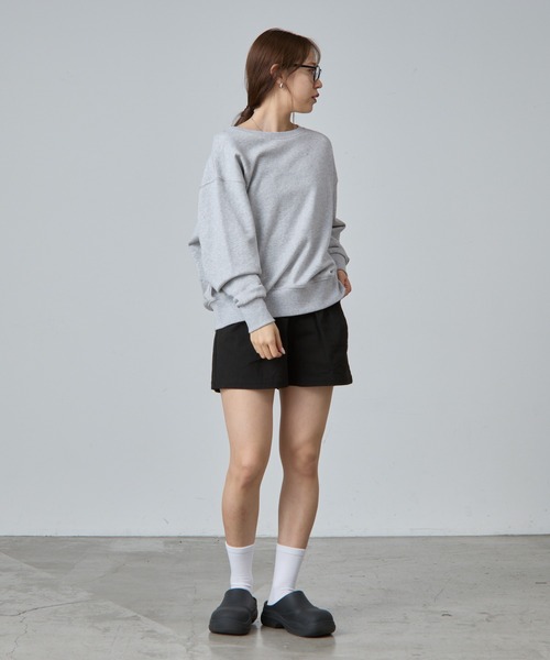 COLONY 2139（コロニートゥーワンスリーナイン）の「2タックコットンツイルショートパンツ（その他パンツ・レディース・アイボリー/ブラック・MEDIUM/SMALL）」の16枚目の写真