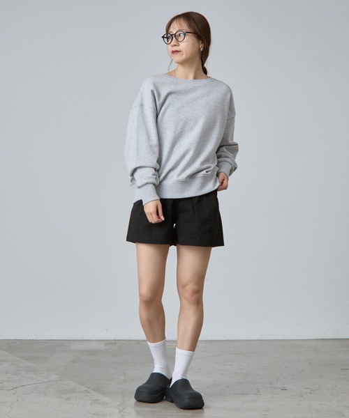 COLONY 2139（コロニートゥーワンスリーナイン）の「2タックコットンツイルショートパンツ（その他パンツ・レディース・アイボリー/ブラック・MEDIUM/SMALL）」の18枚目の写真