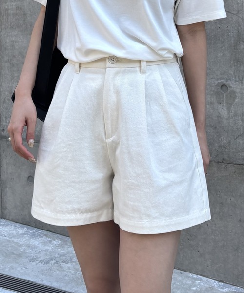 セール】2タックコットンツイルショートパンツ（その他パンツ