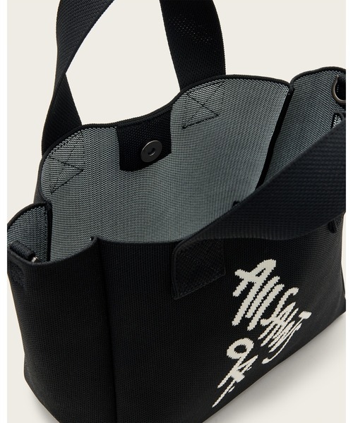 ALLSAINTS（オールセインツ）の「IZZY MINI SPRAY TOTE（トートバッグ・レディース・ブラック・ONE SIZE）」の3枚目の写真