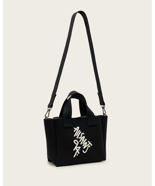 ALLSAINTS（オールセインツ）の「IZZY MINI SPRAY TOTE（トートバッグ・レディース・ブラック・ONE SIZE）」の5枚目の写真