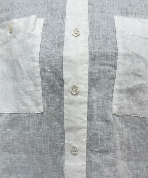 fredy emue（フレディエミュ）の「LINEN100クロップドシャツ（シャツ/ブラウス・レディース・オフホワイト/ブルー系その他/ベビーピンク/イエロー系その他/ネイビー・38）」の9枚目の写真