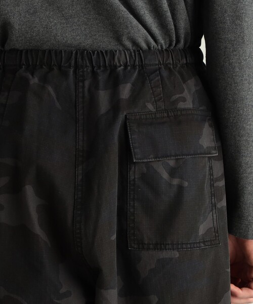 EDITION（エディション）の「ARMY RIP オーバーパンツ（カーゴパンツ・メンズ・ネイビー/ダークグリーン/ホワイト・M/S）」の9枚目の写真