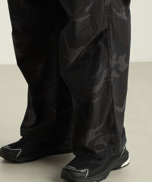 EDITION（エディション）の「ARMY RIP オーバーパンツ（カーゴパンツ・メンズ・ネイビー/ダークグリーン/ホワイト・M/S）」の11枚目の写真
