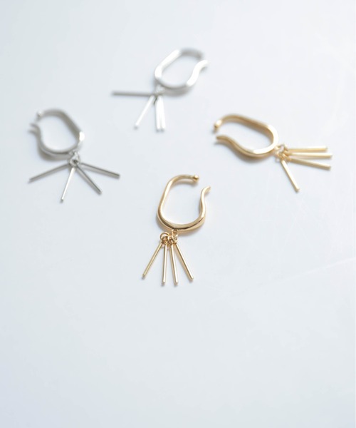 rapiecage（ラピエサージュ）の「フリンジフックイヤリング（イヤリング・レディース・ゴールド/シルバー・FREE）」の2枚目の写真