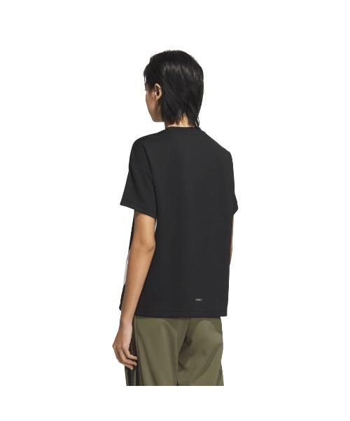 adidas(アディダス)の「アディダス adidas カラーブロック 半袖Tシャツ(Tシャツ/カットソー・レディース・ブラック/ホワイト/ネイビー・L/XL/S/M)」の6枚目の写真