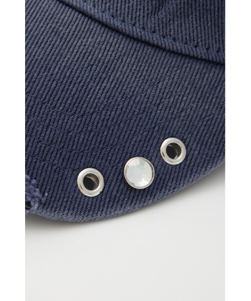 SLY（スライ）の「DAMAGE PIERCE CAP ダメージ ピアス キャップ（キャップ・レディース・ブラック/ネイビー・FREE）」の22枚目の写真