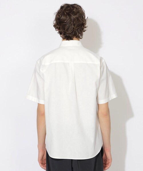 CB CRESTBRIDGE（シービークレストブリッジ）の「パーシャルチェックリネンミックスハーフスリーブシャツ（シャツ/ブラウス・メンズ・オフホワイト/ネイビー・2/3）」の7枚目の写真