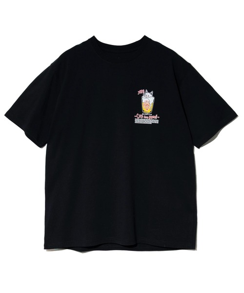 go slow caravan（ゴースローキャラバン）の「RAY綿 猫と麦酒TEE～麦酒風呂2～（Tシャツ/カットソー・メンズ・ホワイト/ブラック・X-LARGE/LARGE/MEDIUM/SMALL）」の14枚目の写真