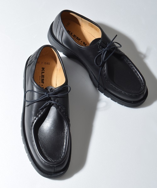 SHIPS JET BLUE（シップスジェットブルー）の「《追加予約》 KLEMAN (クレマン): 【PADRE】 チロリアンシューズ（その他シューズ・メンズ・ブラック/ネイビー・41/42/43/40）」の2枚目の写真