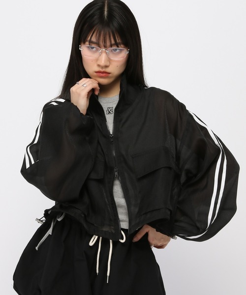 3.3 Field Trip （3.3フィールドトリップ）の「3.3 Field Trip／シアーZIP（ブルゾン・レディース・オフホワイト/ブラック・FREE）」の2枚目の写真