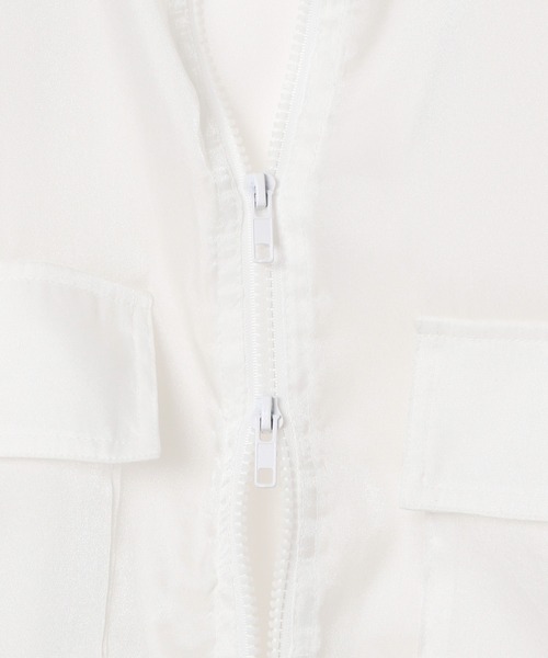 3.3 Field Trip （3.3フィールドトリップ）の「3.3 Field Trip／シアーZIP（ブルゾン・レディース・オフホワイト/ブラック・FREE）」の10枚目の写真